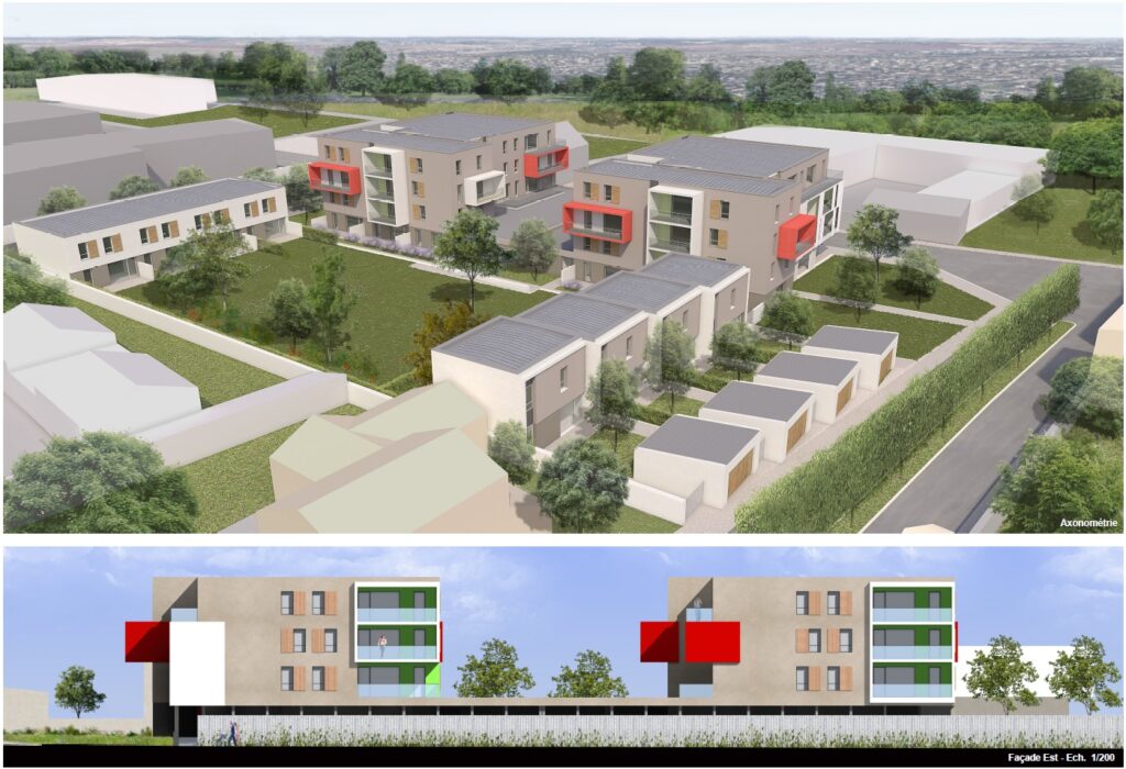 40 logements vue ensemble